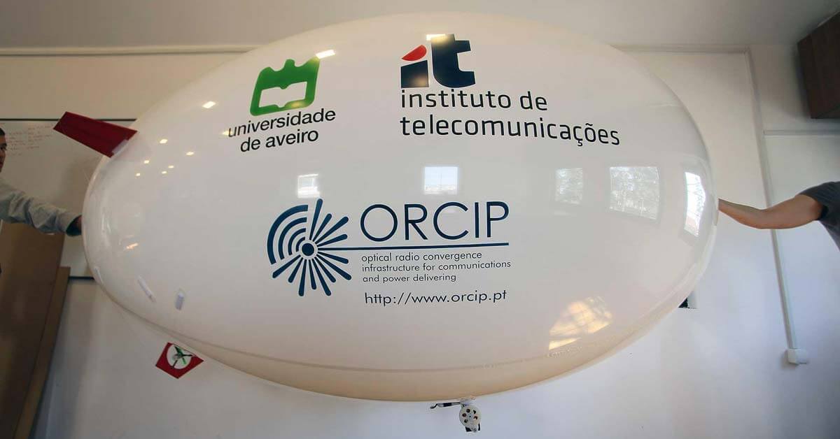 Indoor RC Blimp with Logo